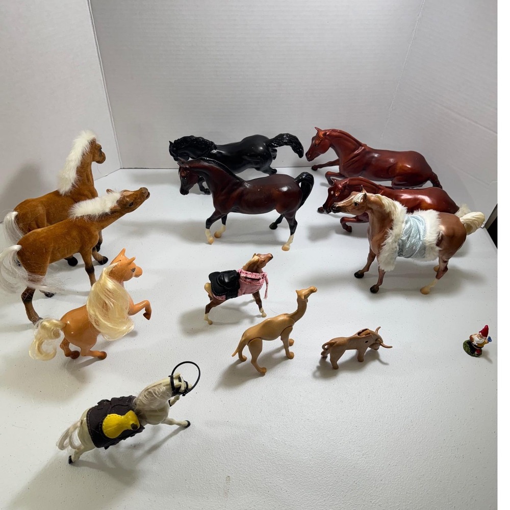 Breyer Reeves Flicka 2006 Fox Horse Toy Set Camel Cow Vintage Collection‎ Lot